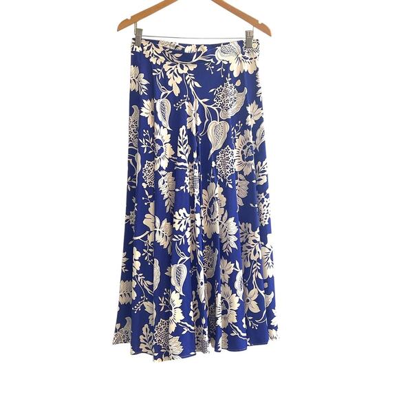 Vintage Herman Geist Floral Maxi Skirt | Size 12 | Late 80s–Early 90s - Picture 4 of 9